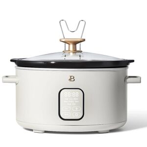 💕 New Beautiful White Icing 4 Qt Programmable Slow Cooker